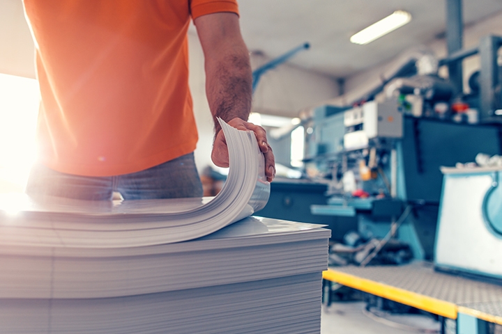 person working in a factory