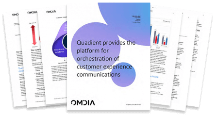 Omdia Report: How Quadient is evolving from CCM into CXM Cover