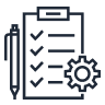 icon showing planning sheet