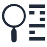 icon data correction magnifying glass icon data correction magnifying glass