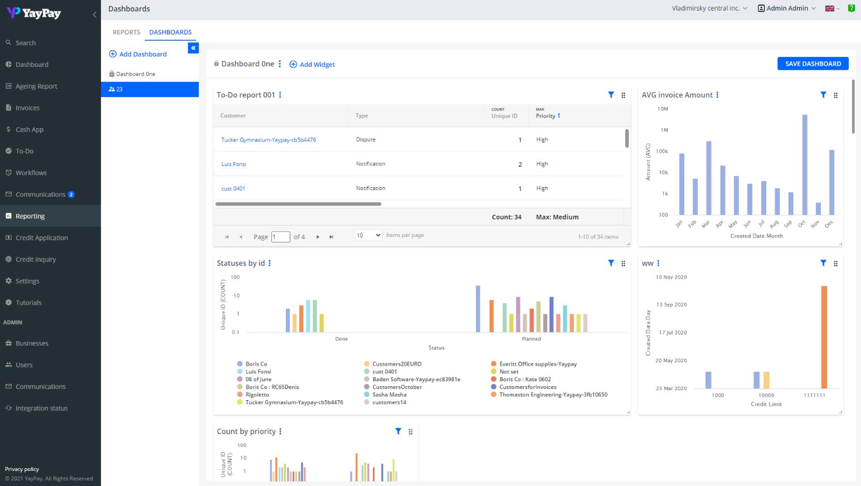 YapPay Dashboard