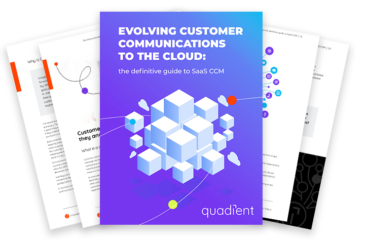 Thumbnail of white paper: Evolving Customer Communications to the Cloud