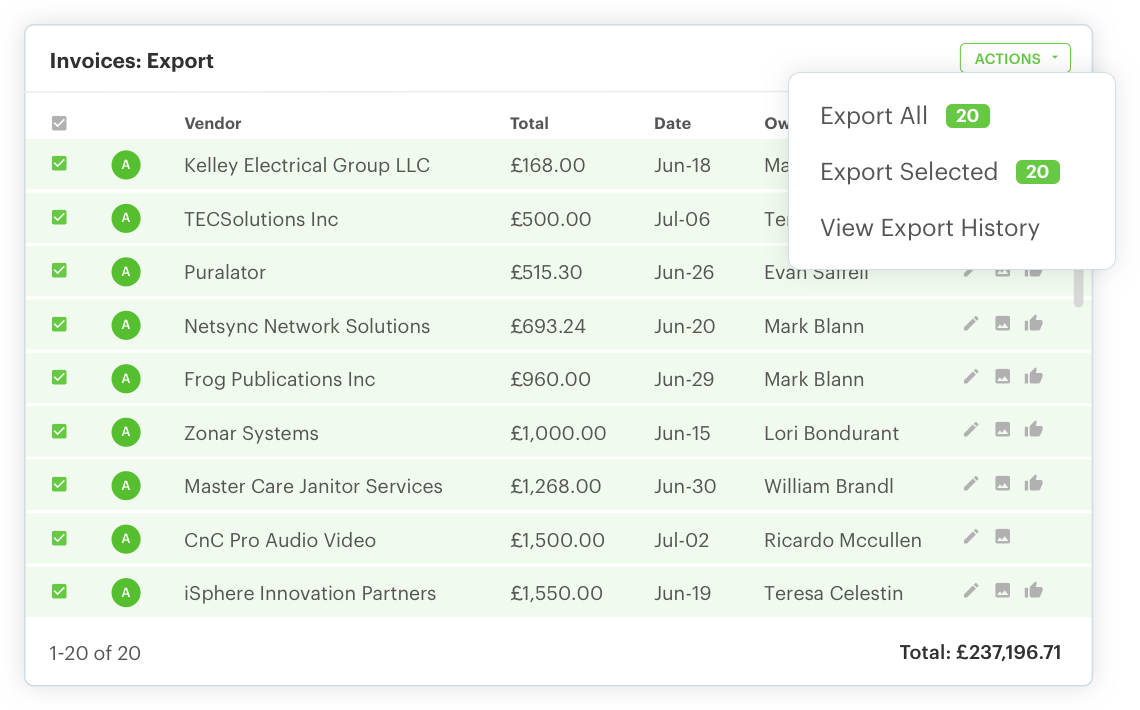 Invoices sync image