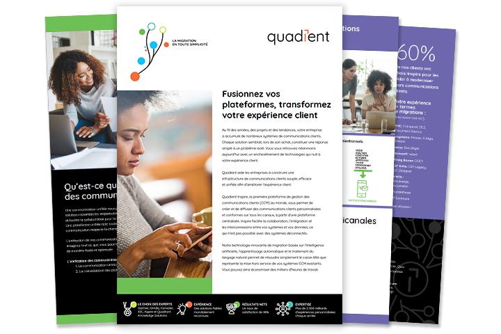 Fusionnez vos plateformes, transformez votre expérience client Migration en toute simplicité