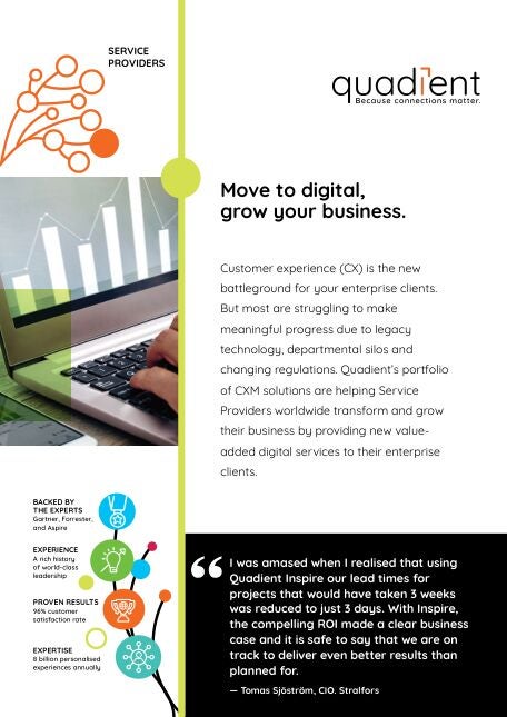 Brochure - CXM Service Providers Overview Brochure - CXM Service Providers Overview