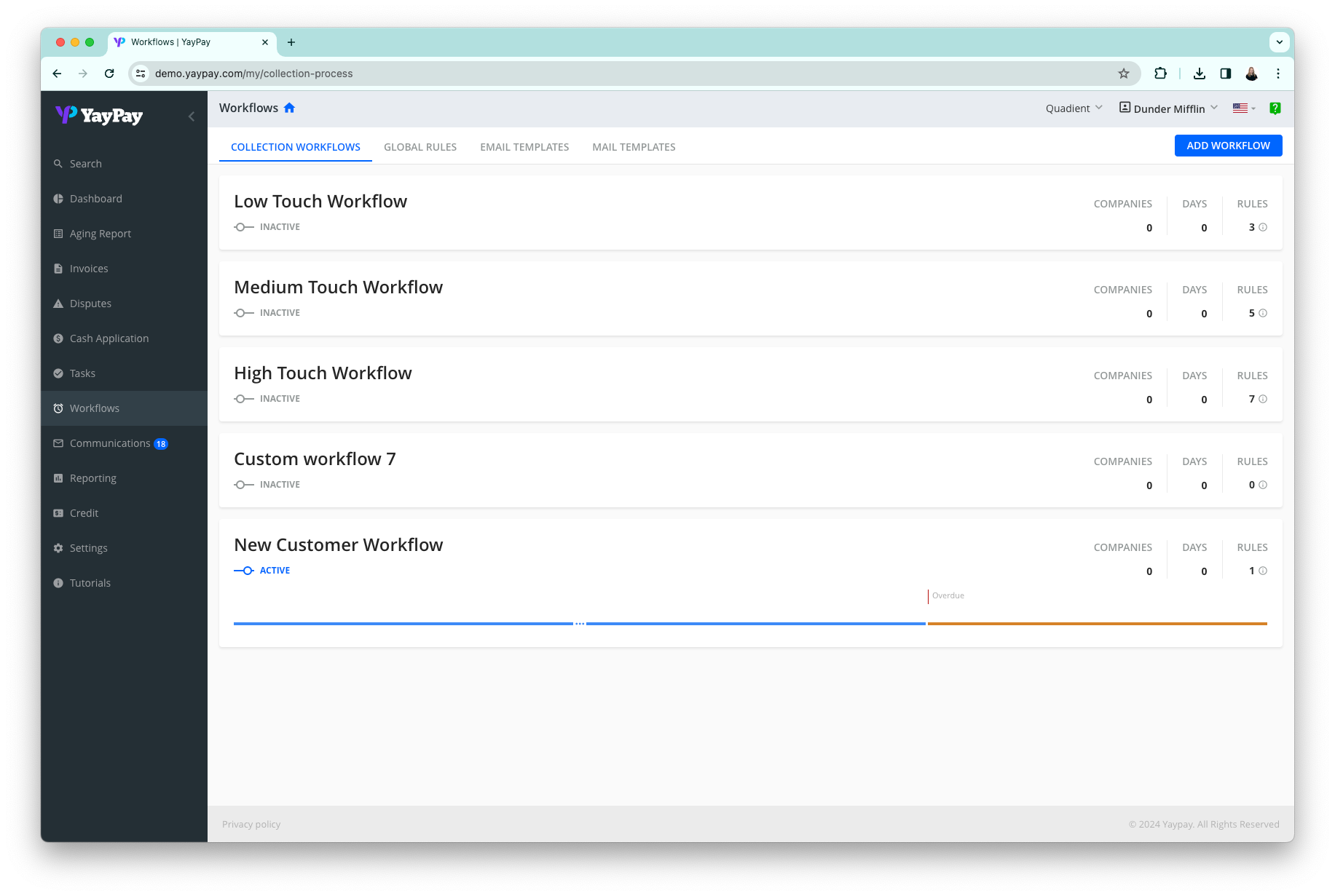 Collections Workflow