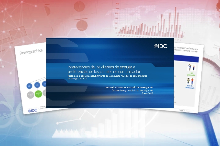 Encuesta de IDC: Interacciones con los clientes de energía y preferencias de canales de comunicación 