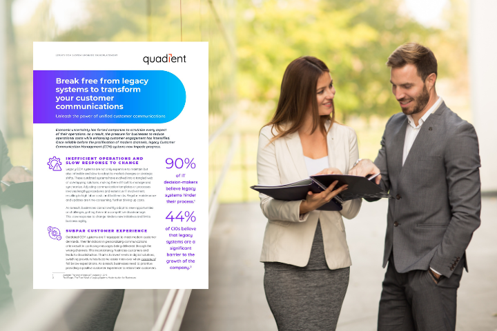 Break free from legacy systems to transform your customer communications