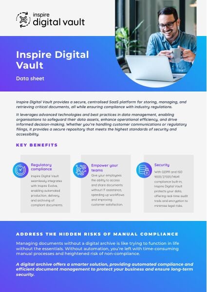 First page of brochure