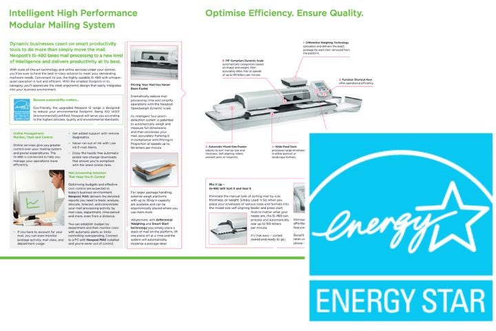 Neopost integrates eco-design 