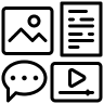 icon - content management icon - content management