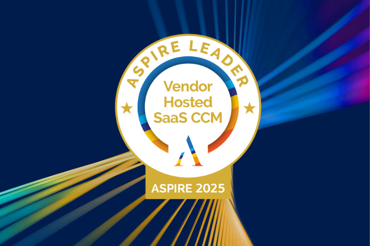 Aspire 2025 Vendor Hosted SaaS CCM Leader Badge Aspire 2025 Vendor Hosted SaaS CCM Leader Badge