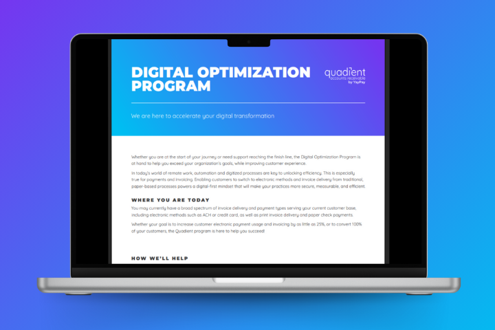 Digital Optimization Program Datasheet