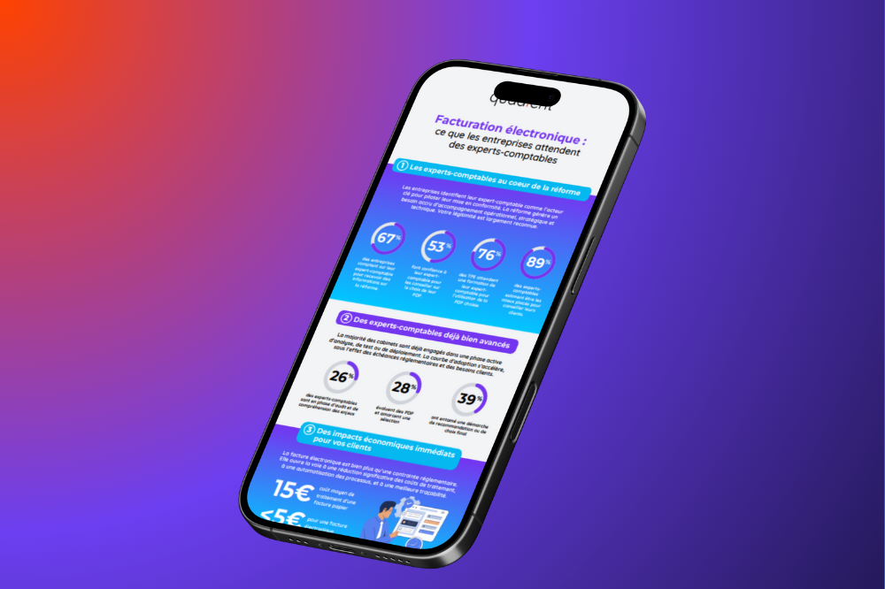 Vue de l'infographie sur un smartphone