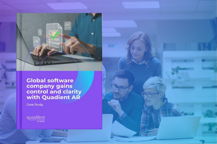 Global software company gains control and clarity with Quadient AR