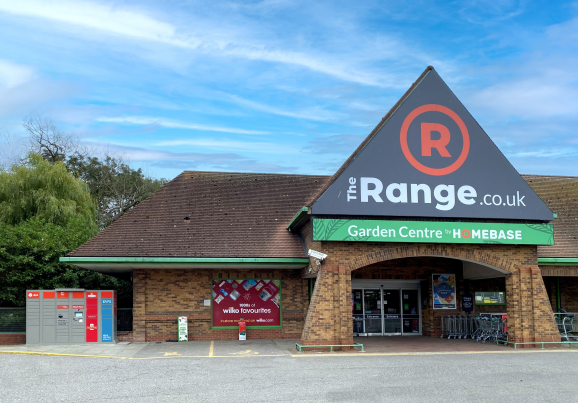 Image of a The Range store and PPbQ Smart Lockers