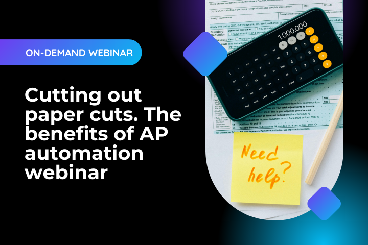 AP automation benefits - cutting out paper
