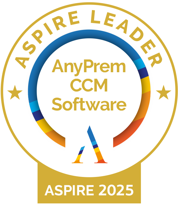 Aspire AnyPrem Customer Communication Management Software, 2025 Leader