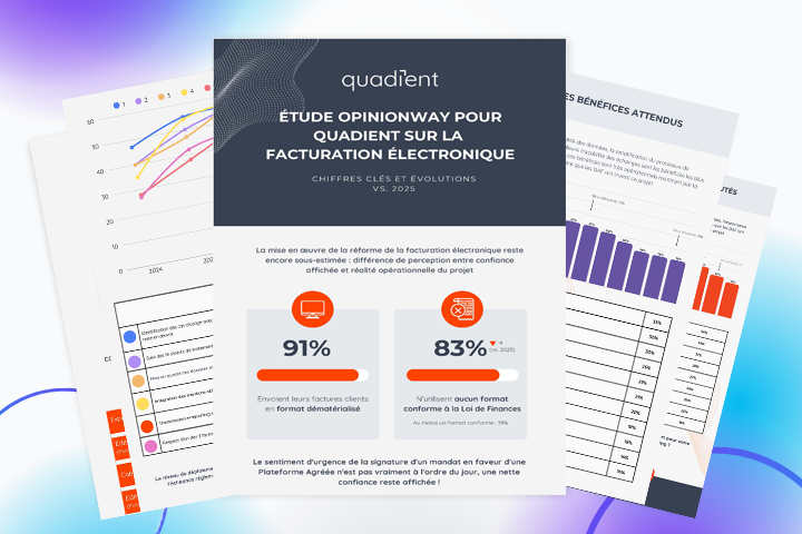 Infographie des chiffres clés 2026 de l’étude OpinionWay pour Quadient