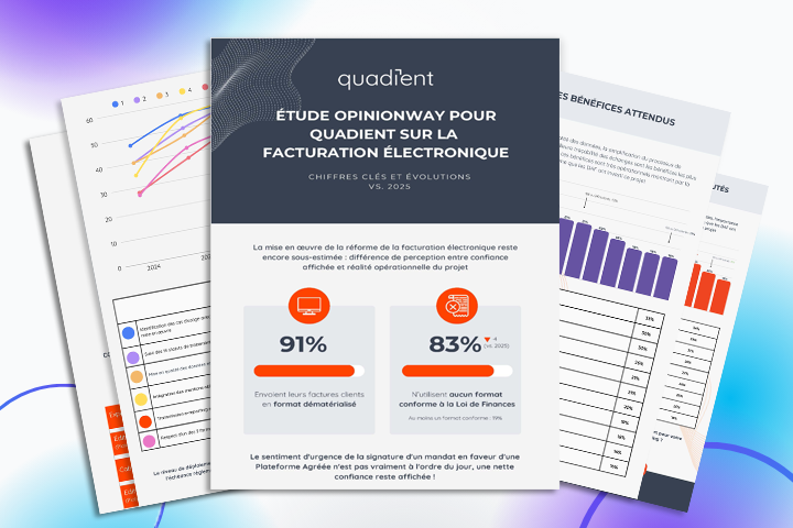 Infographie des chiffres clés 2026 de l’étude OpinionWay pour Quadient