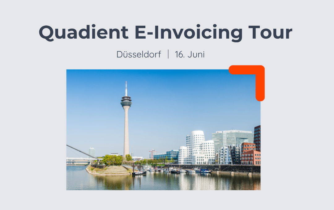 Quadient E‑Invoicing Tour Düsseldorf
