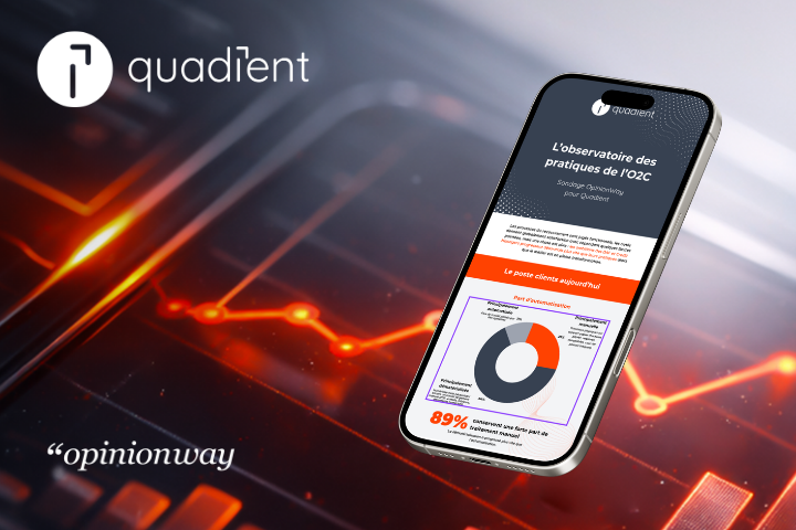 Infographie du sondage OpinionWay pour Quadient