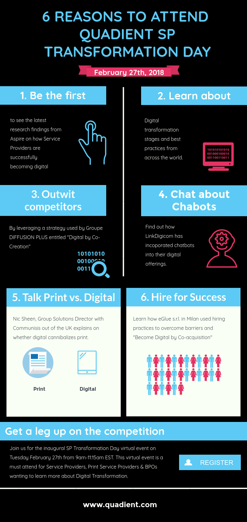 6 Reasons to attend Service Providers Transformation Day Infographic