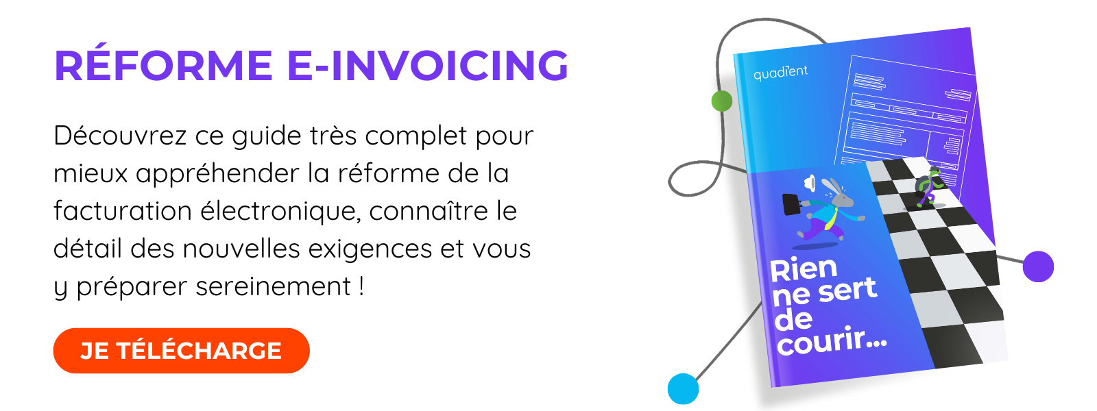 Livre blanc Rien ne sert de courir, réforme du e-invoicing