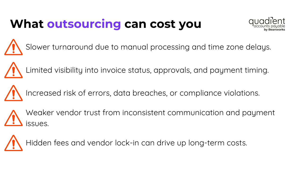 what outsourcing can cost you