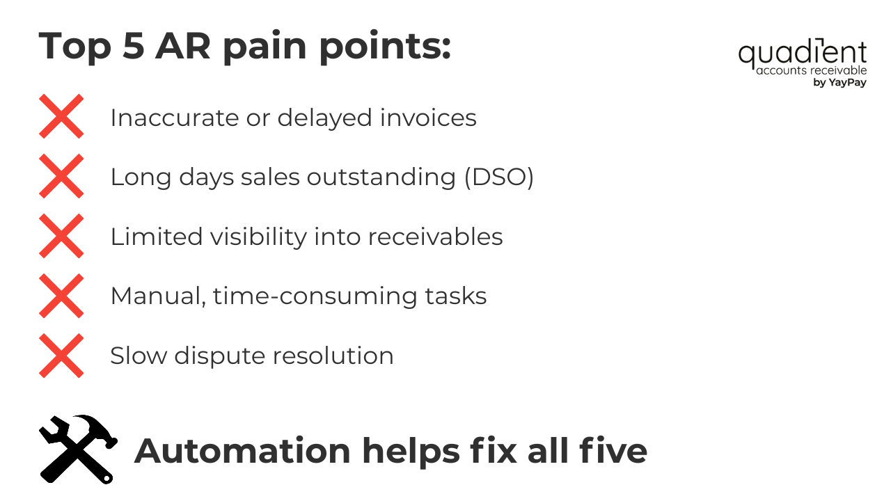 top 5 AR pain points