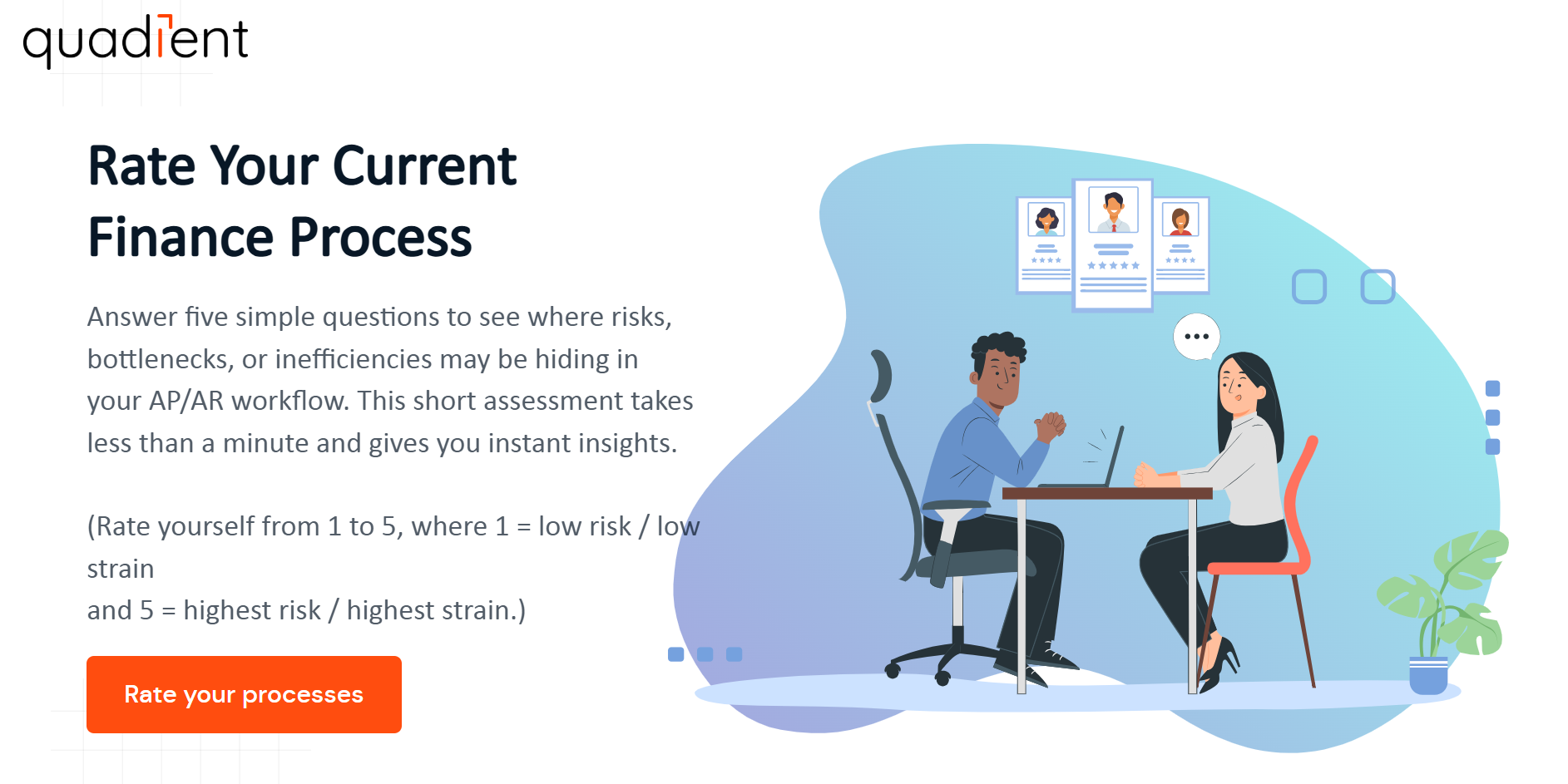 People seated at a conference table examining printed documents while another person stands near a large screen displaying a multi‑column dashboard, illustrating a collaborative review session focused on optimizing AP and AR workflows.