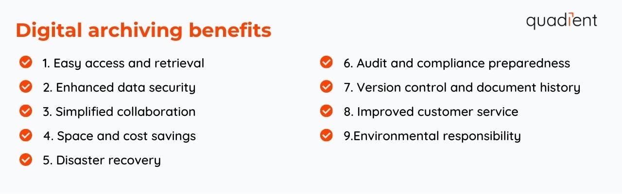 digital archiving benefits