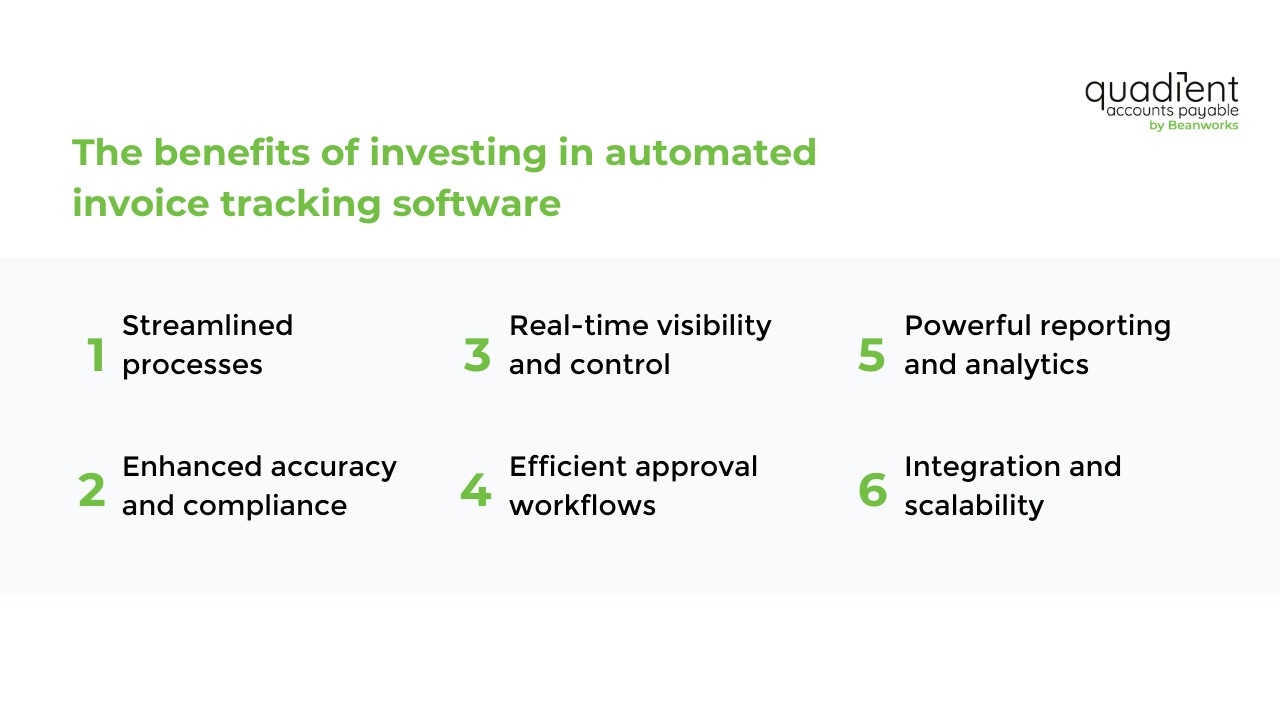 The benefits of investing in automated invoice tracking software