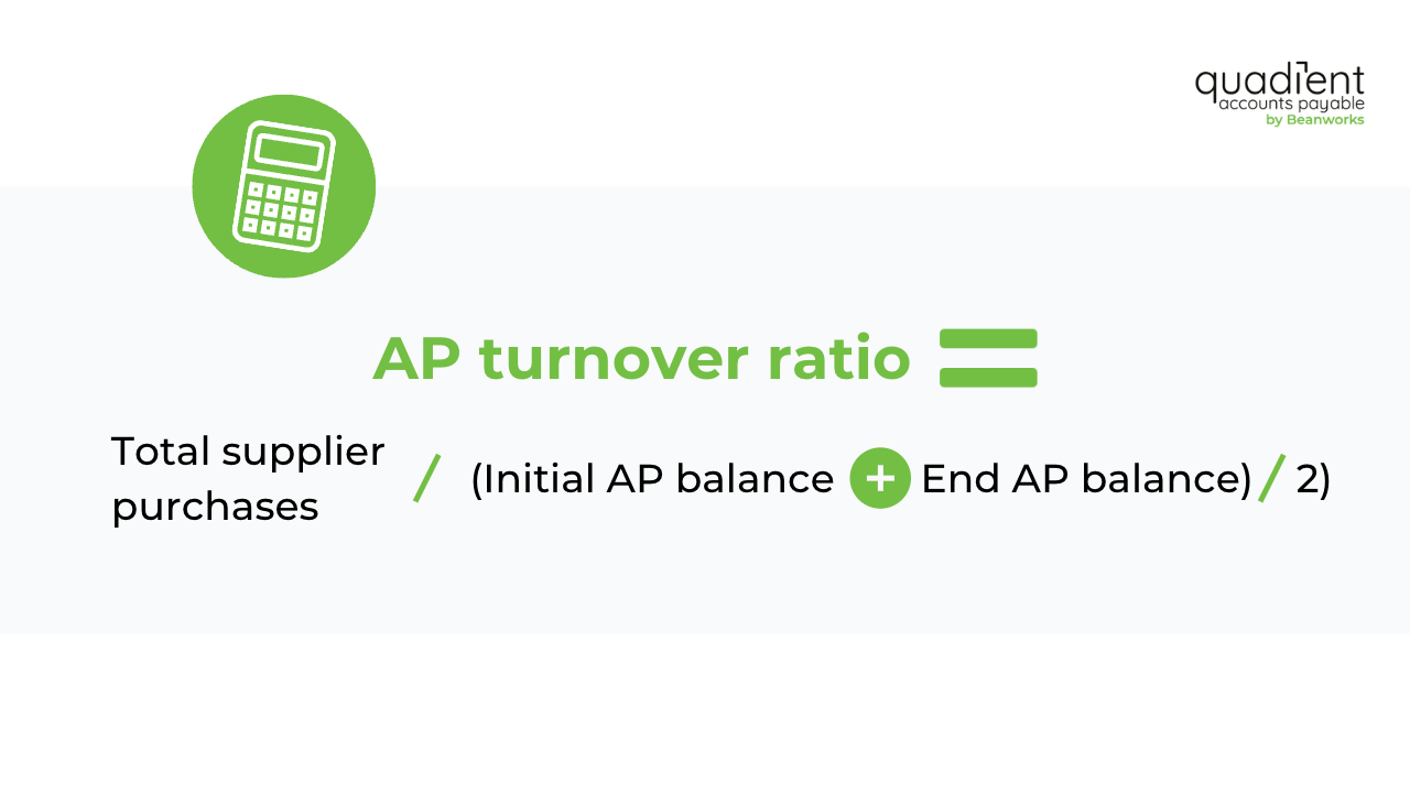 ap turnover ratio formula