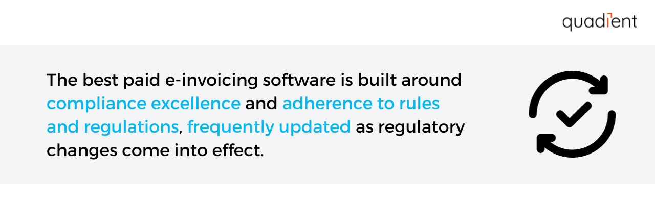 keys to the best paid e-invoicing software