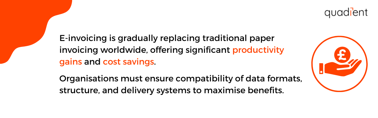 E-invoicing is gradually replacing traditional paper invoicing