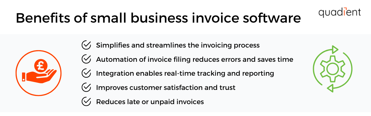 benefits of small business invoice software