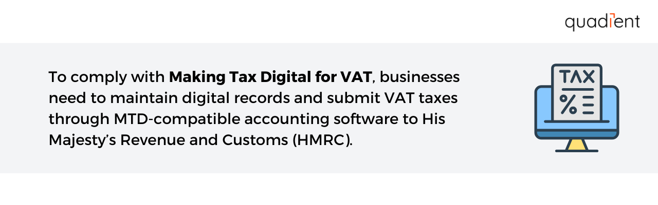 Compliance with Making Tax Digital for VAT