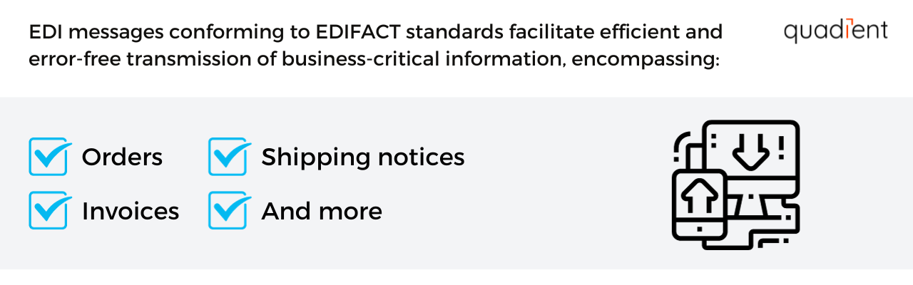 EDIFACT standards facilitate efficient and error-free transmission
