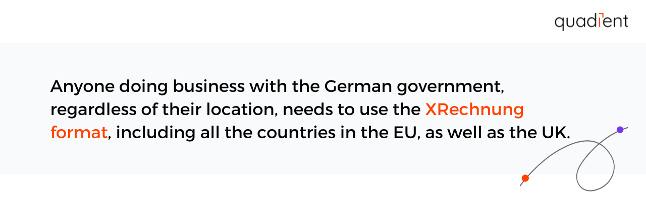 Who needs to use XRechnung?
