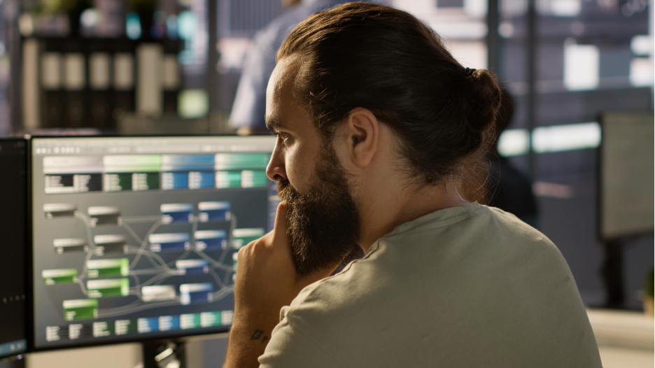 A man thinking how to become audit ready